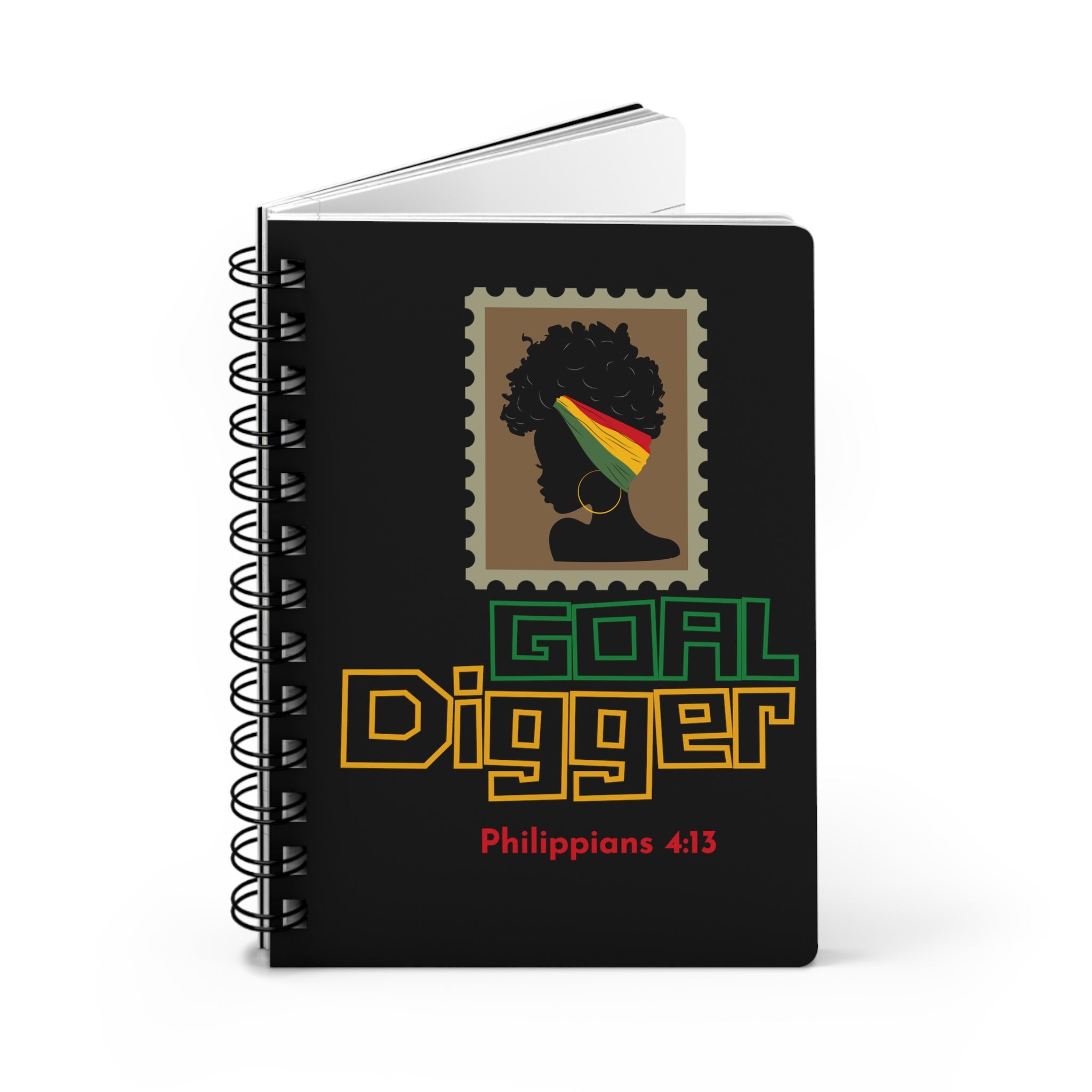 Goal Digger Journal Black Queen Design #1