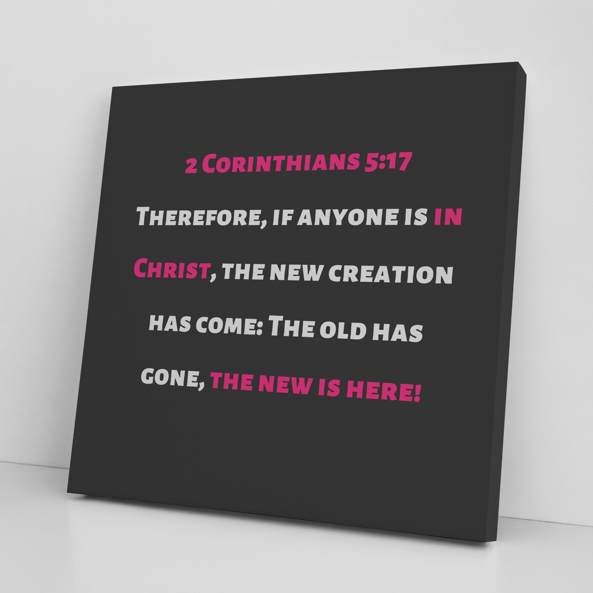 The New is Here Canvas
