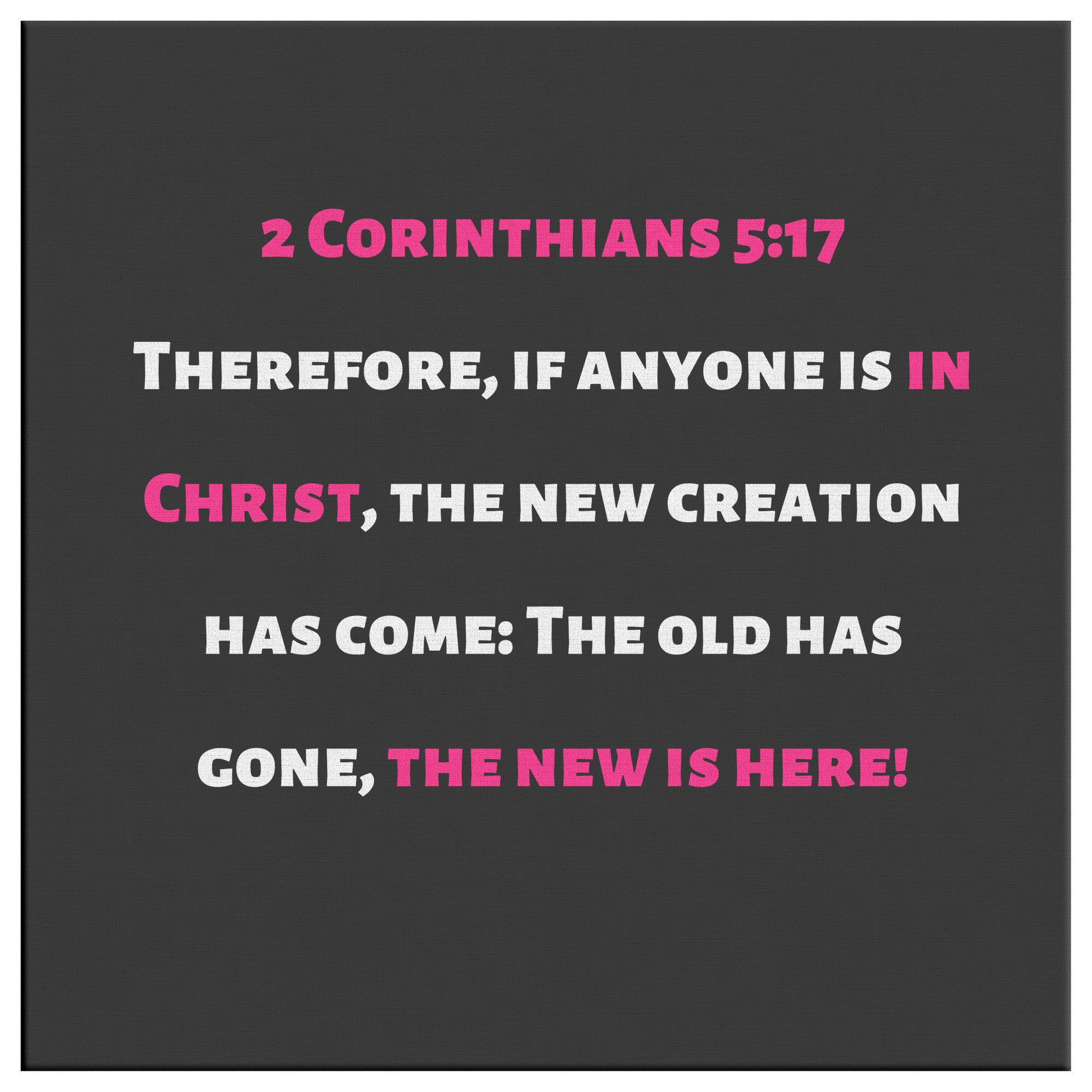 The New is Here Canvas