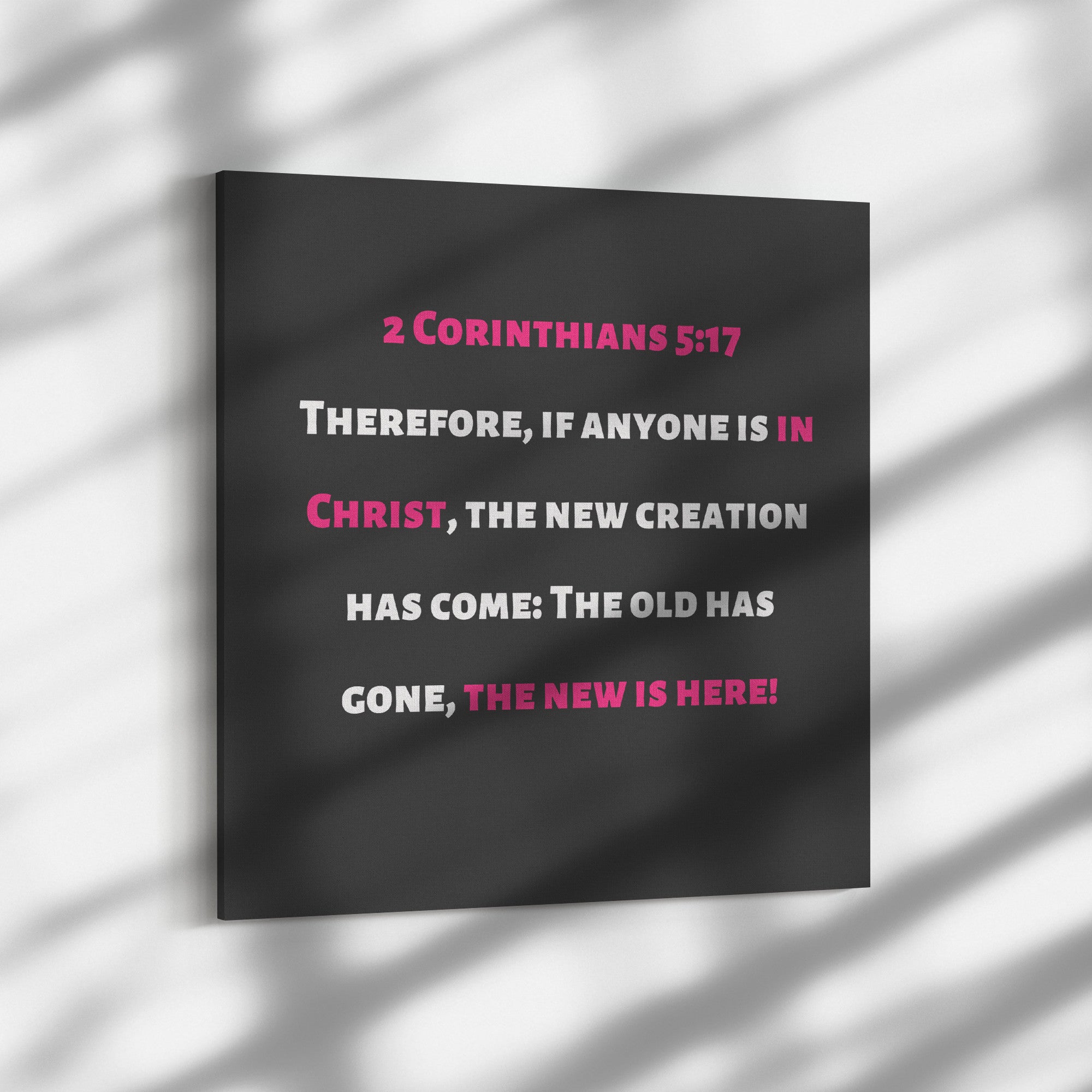The New is Here Canvas