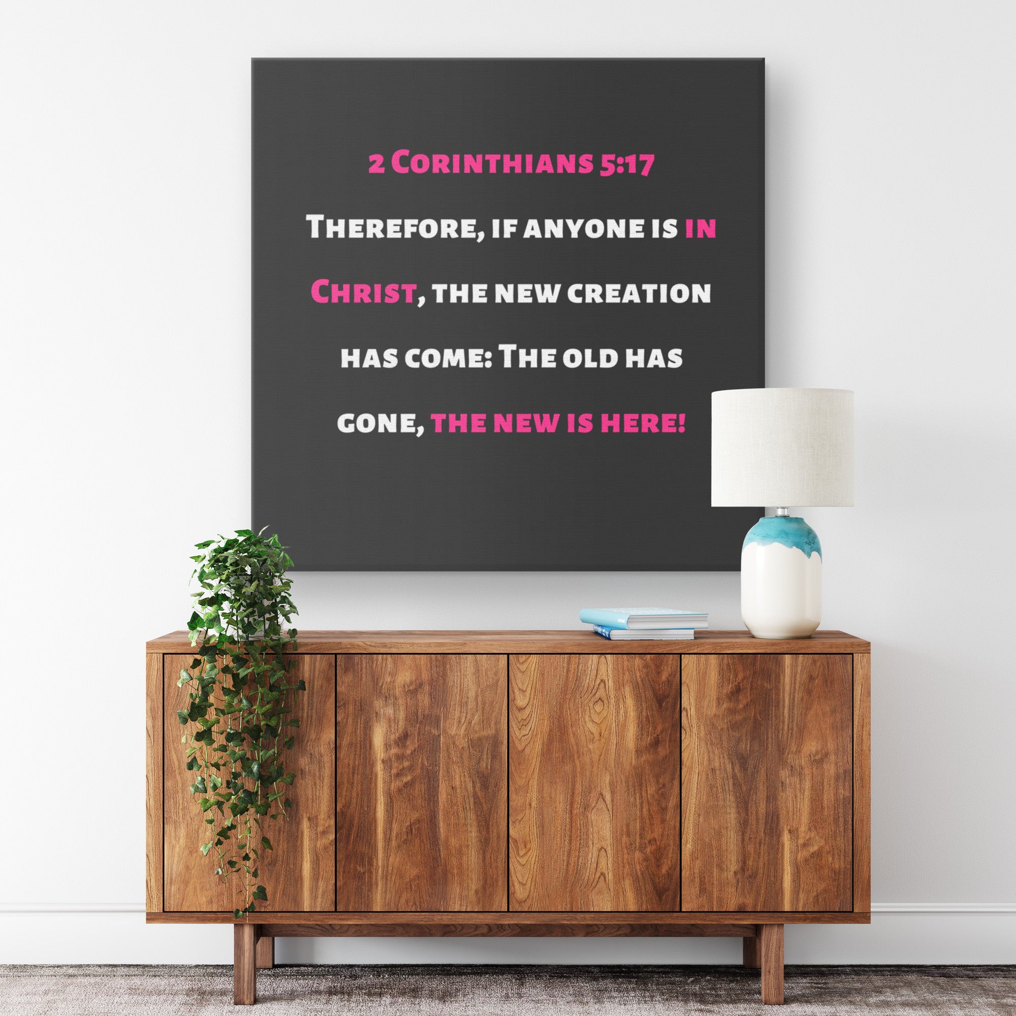 The New is Here Canvas
