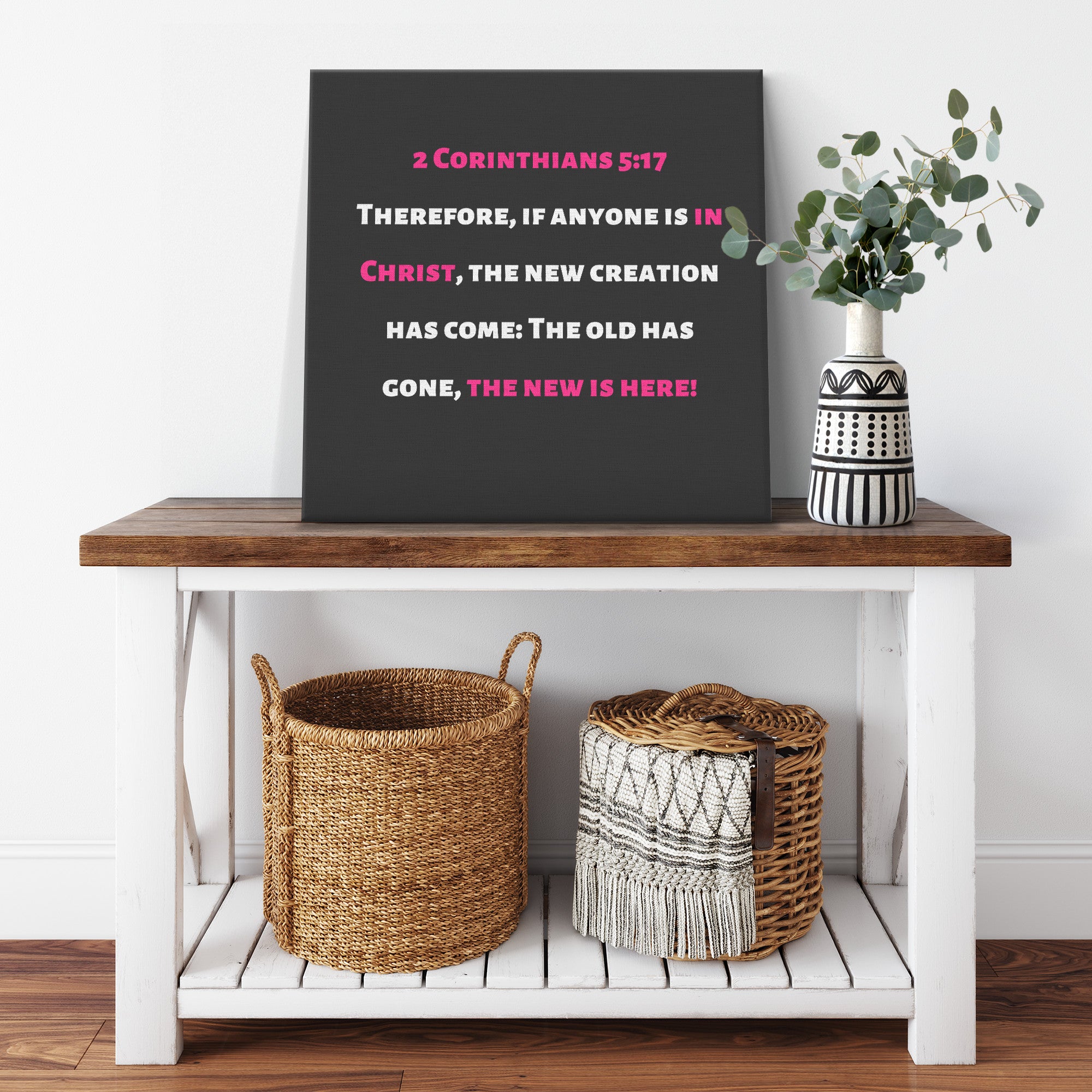 The New is Here Canvas