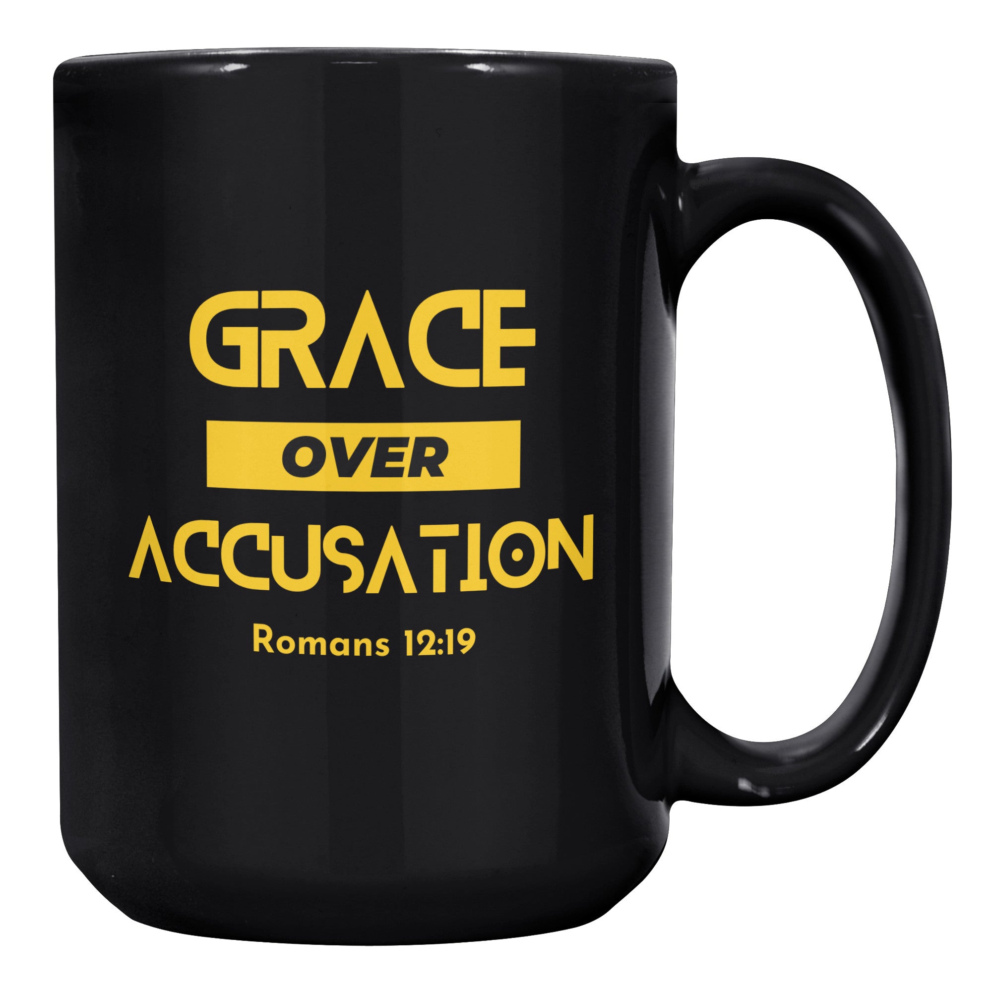 Grace Over Accusation Mug